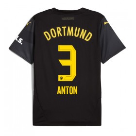 Borussia Dortmund Waldemar Anton #3 Borte skjorte 2024-25 Kortermet